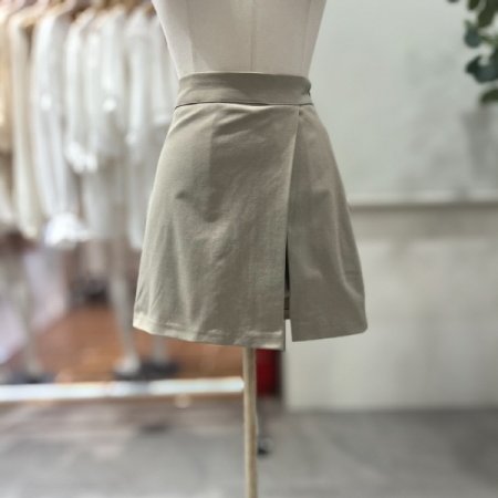 랩 미니 스커트