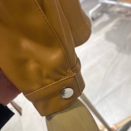 벨트셋업 레더 자켓