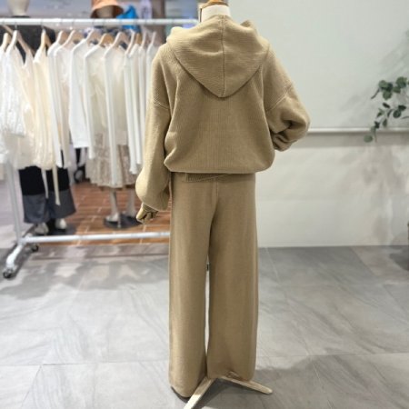 후드니트가디건 바지세트