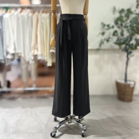 벨트세트 투턱 와이드 슬랙스