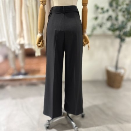 벨트세트 투턱 와이드 슬랙스