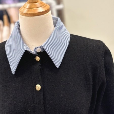 스트라이프카라 가디건