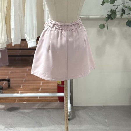 핀턱 뒷밴딩 미니스커트