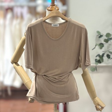 루즈핏 무지라운드반팔티셔츠