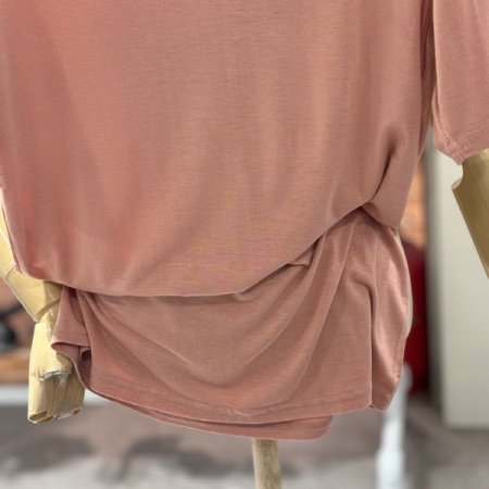 루즈핏 무지라운드반팔티셔츠