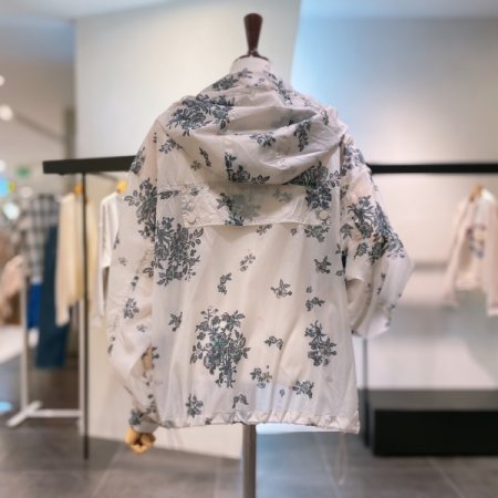 레이니 후드 나염 점퍼