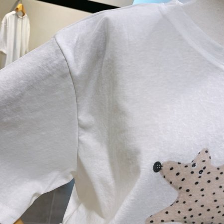 도그 프린팅 티셔츠