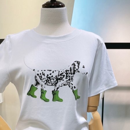 프린팅 라운드 티셔츠