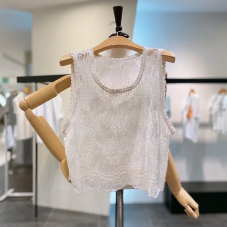 시스루 레이스 세트 티셔츠