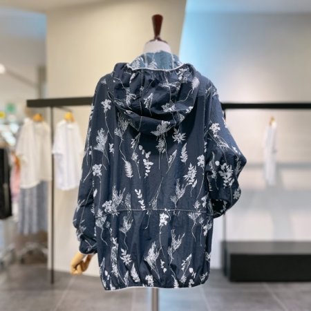 나염 후드 바람막이 점퍼