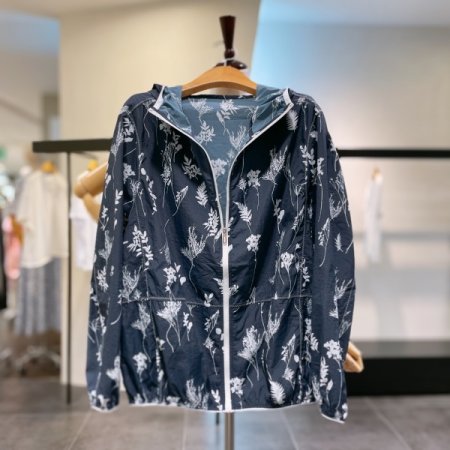 나염 후드 바람막이 점퍼