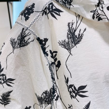 나염 후드 바람막이 점퍼