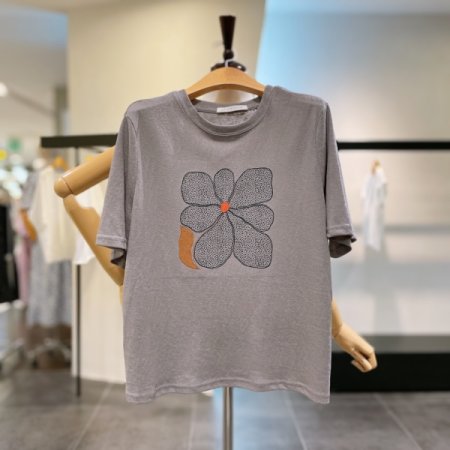 린넨 블렌드 티셔츠