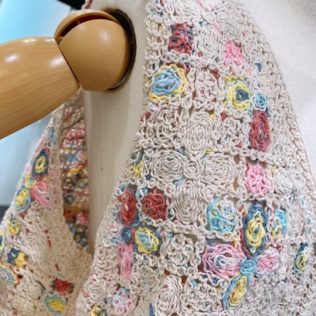 크로쉐 베스트 반바지 세트