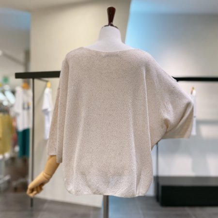 린넨 보트넥 니트