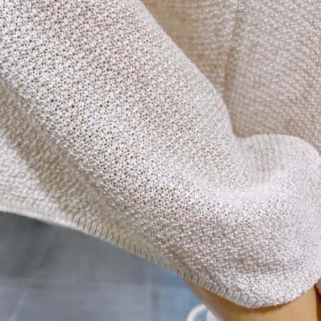 린넨 보트넥 니트