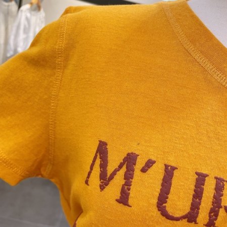 크롭 그래픽 티셔츠