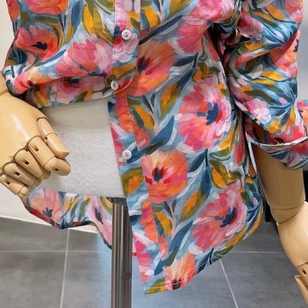 썸머 플라워 셔츠