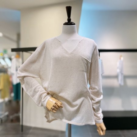 포켓 긴팔 니트