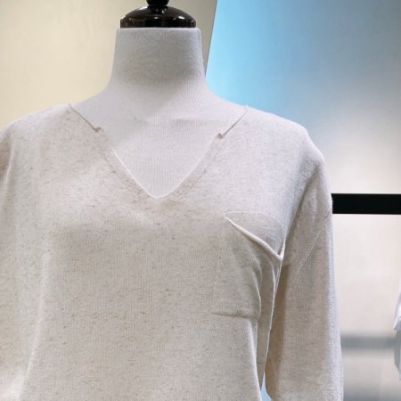 포켓 긴팔 니트