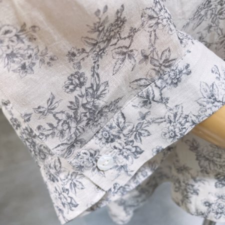 린넨 포켓 나염 셔츠