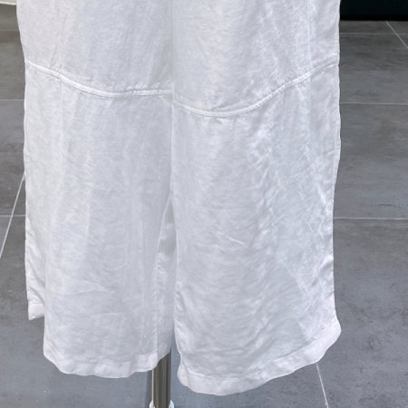 네추럴 와이드 린넨 팬츠