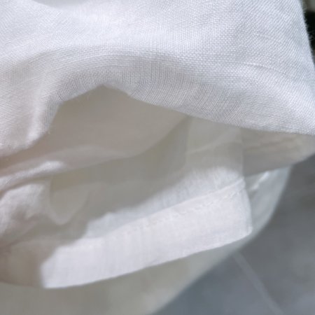 네추럴 와이드 린넨 팬츠