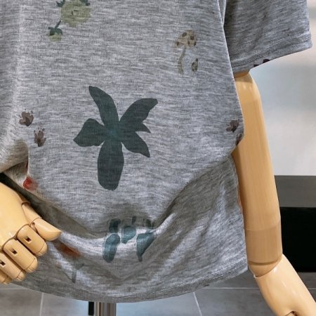 리프 나염 반팔 티셔츠