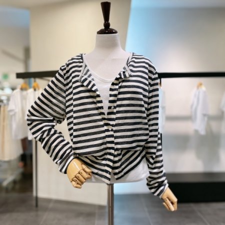 단가라 나시 세트 가디건