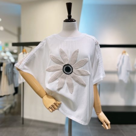 썬 플라워 티셔츠