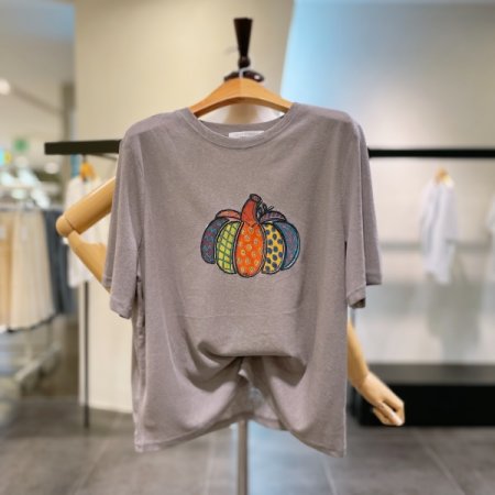 호박 린넨 티셔츠
