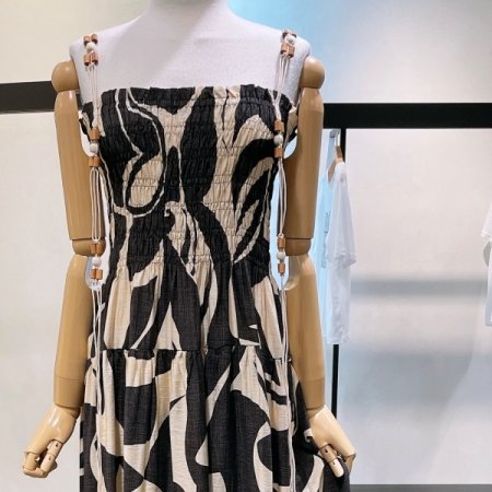 썸머 트로피칼 민소매 원피스