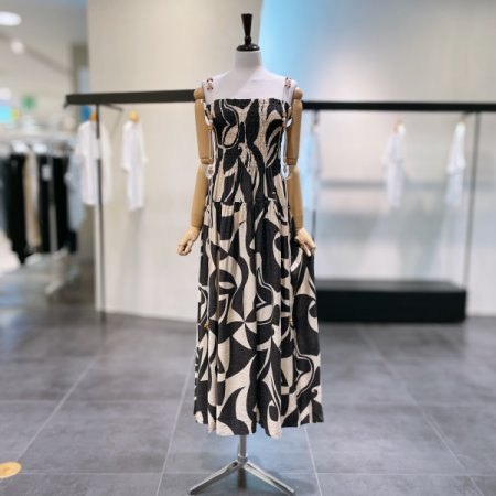 썸머 트로피칼 민소매 원피스