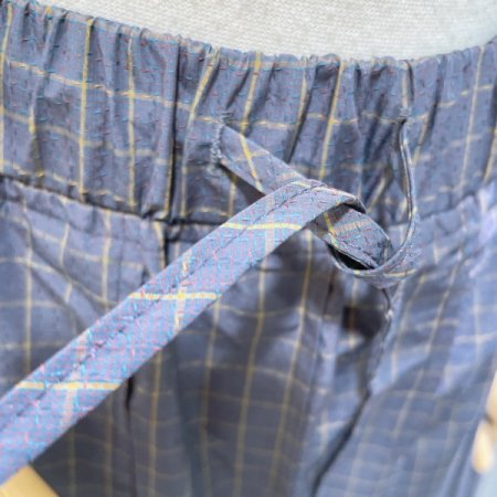 체크 플리츠 스커트