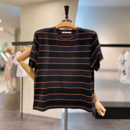 팝 스트라이프 티셔츠