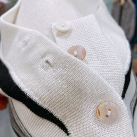 보트넥 단가라 니트