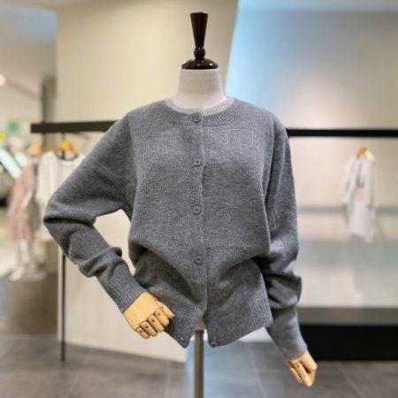 이중 울 믹스 가디건