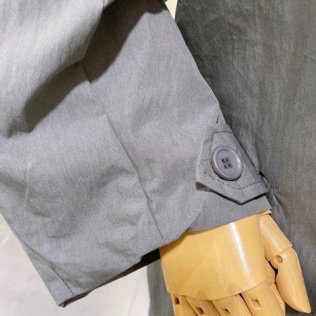 단추 하프 코트