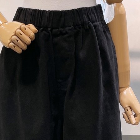 코튼 밴딩 하프 팬츠