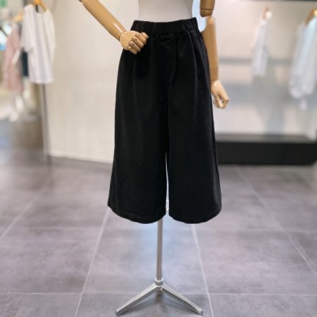 코튼 밴딩 하프 팬츠