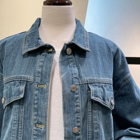 컴포트 데님 믹스 자켓