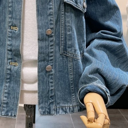 컴포트 데님 믹스 자켓