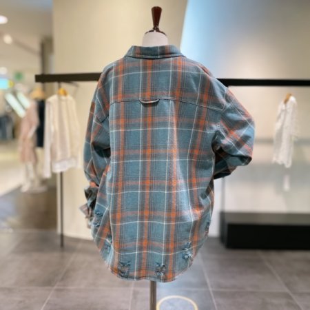 빈티지 체크 셔츠