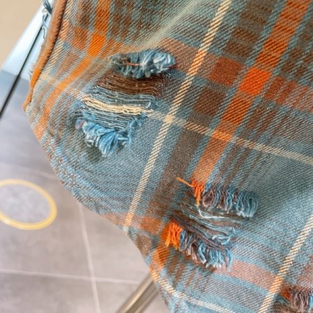 빈티지 체크 셔츠