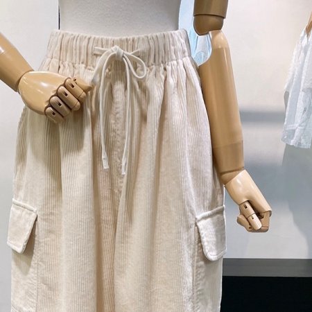 포켓 스트링 7부 팬츠