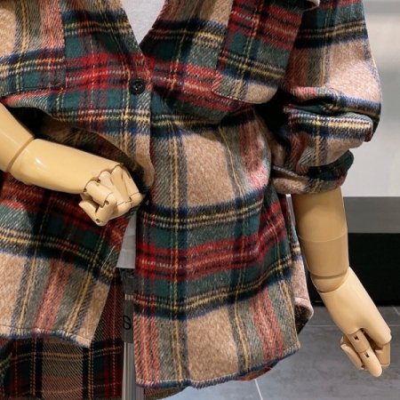 타탄 체크 셔츠