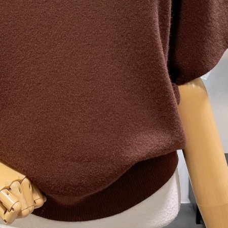 반목 반팔 니트