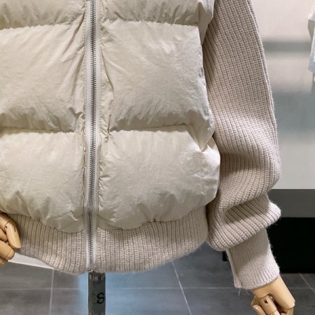 집업 니트 패딩 점퍼