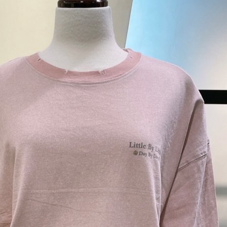 레터링 빈티지 티셔츠