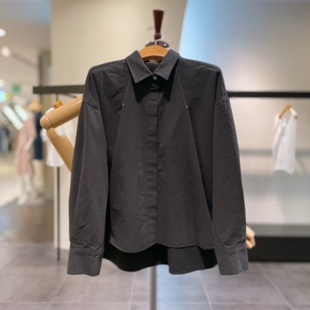 스티치 볼륨 셔츠